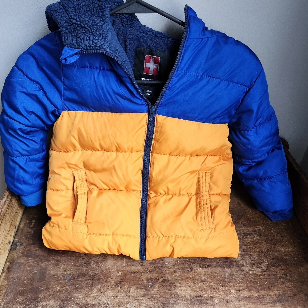 Swiss Tech Size 4/5 Blue and Orange Kids Jacket